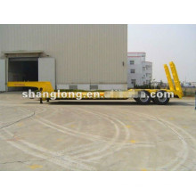 60ton Sinotruk Low Bed Semi Trailer for Carry Equipments and Container